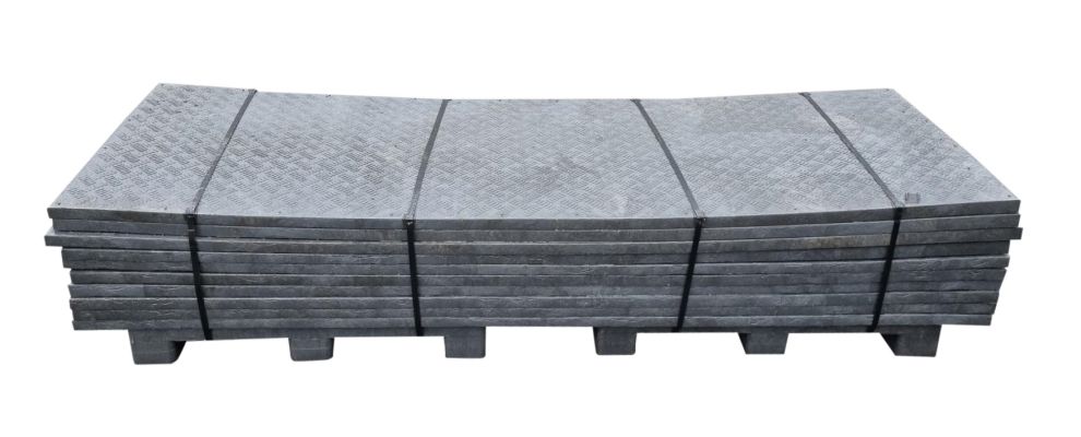 Kunststoff-Fahrplatte 300x100x4&nbsp;cm – DZ